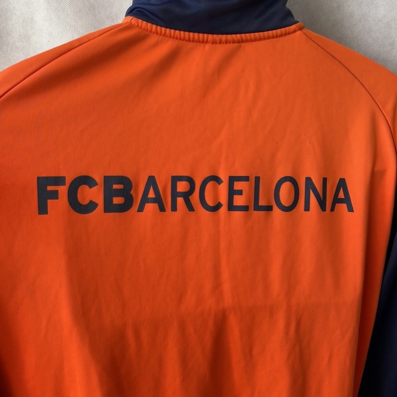 Rhinox Futbol Club Barcelona Warmup Jacket Size Large - Picture 3 of 8